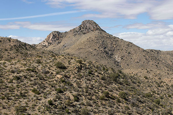 Helens Dome from the NW slope of Bowie Mountain