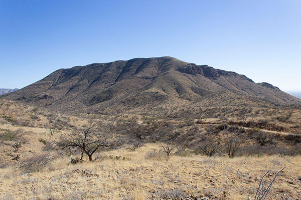 Keith Peak from near the Keith Ranch Road