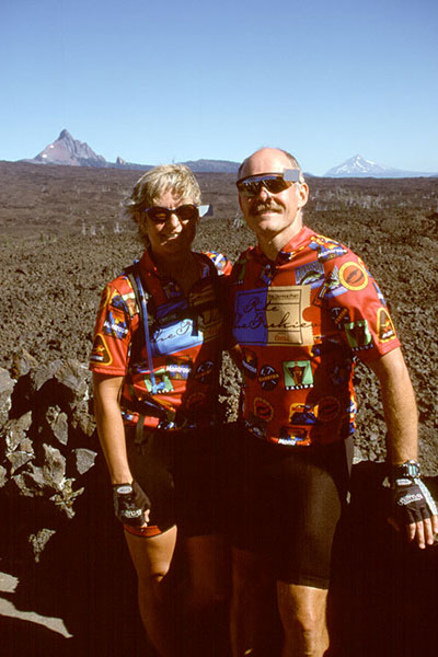 Linda and Paul at McKenzie Pass