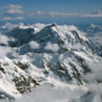 Mount Hunter from our Denali 17200-foot camp